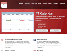 Tablet Screenshot of calendar-plugin.com